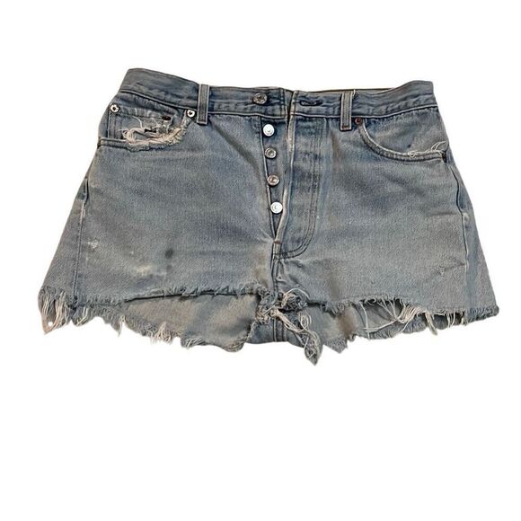 Levi’s Distressed Cut-Offs - Picture 2 of 10